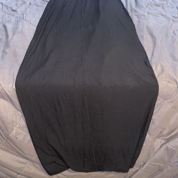 SKIMS Black Soft Lounge Lace Scoop Neck Maxi Dress - Picture 7 of 12